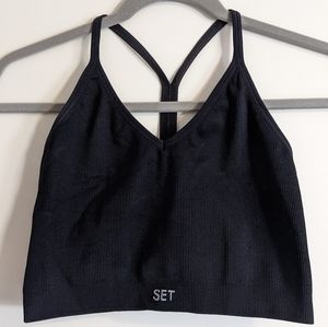 Set Active Ribbed V in Onyx